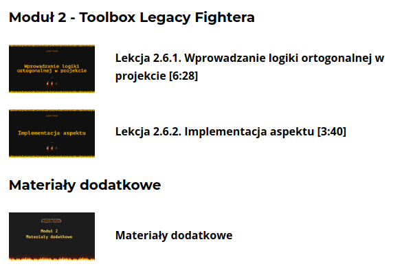 Lekcja z materiałami dodatkowymi